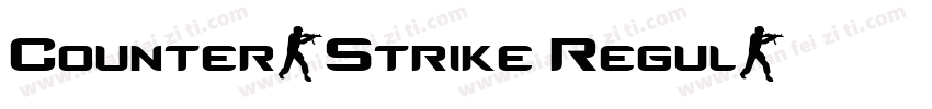 Counter-Strike Regul字体转换